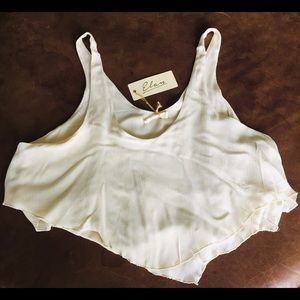 Elan Women’s New Two Layer Tank Large Light Tan